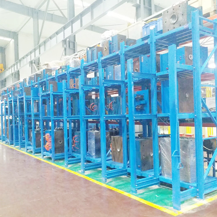 Mold rack-fully open