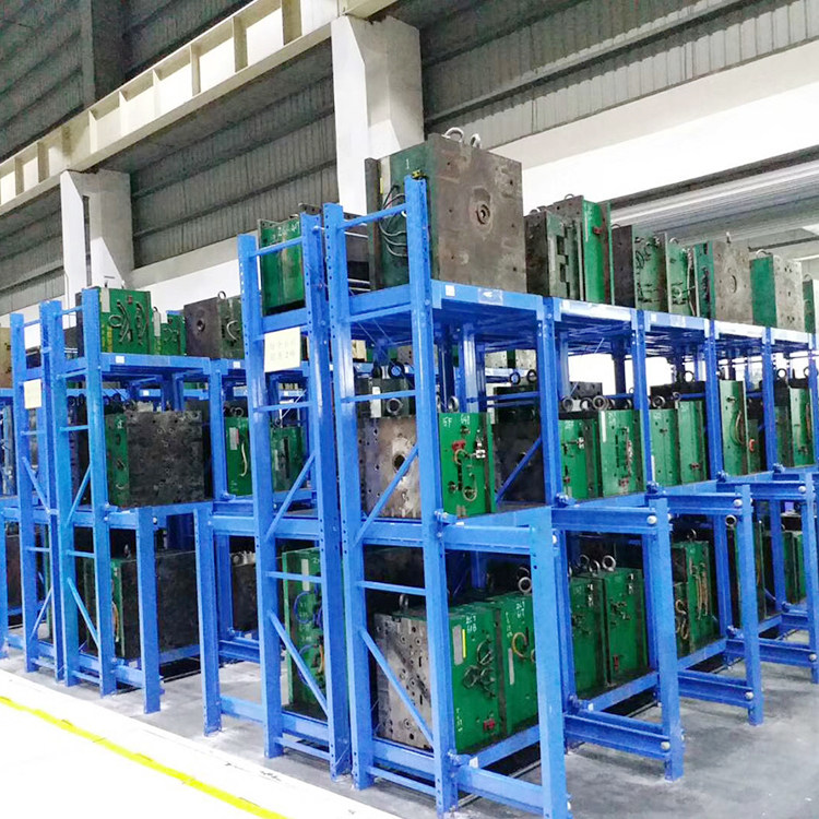 Mold rack-fully open