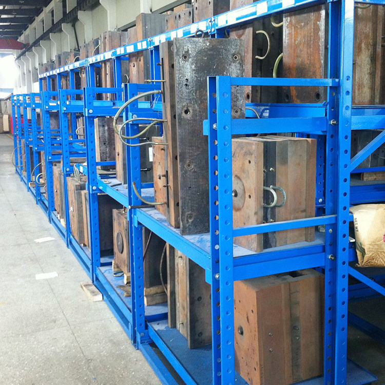 Mold rack-fully open