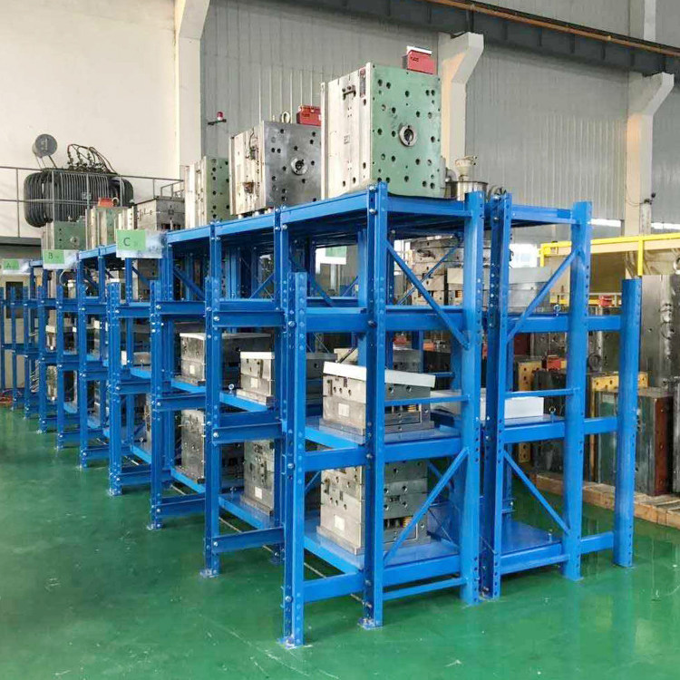Mold rack-fully open