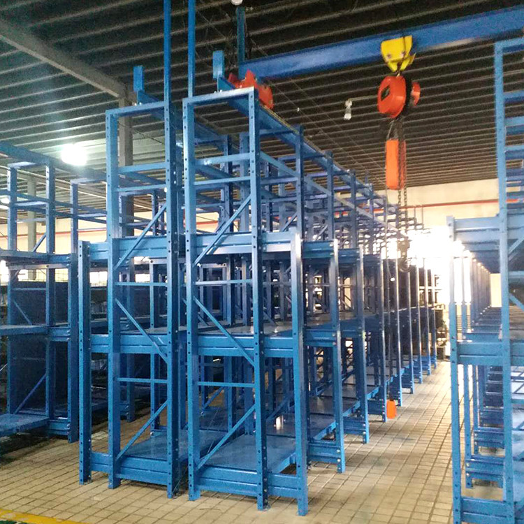 Mold rack-fully open
