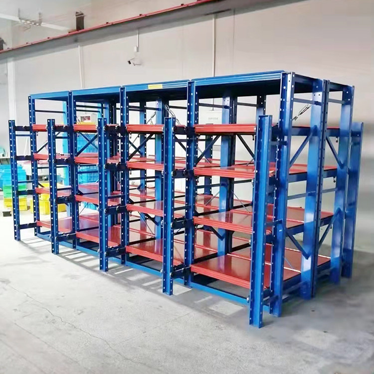 Mold rack-fully open
