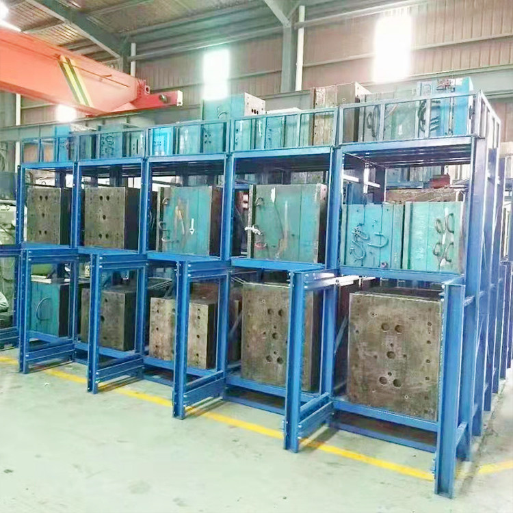 Mold rack-fully open