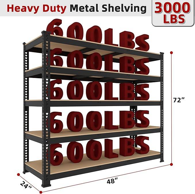 Cast Iron and Carbon Steel Metal Storage Rack - Heavy Duty, Muiti-Layer, Customized Load Capacity, Durable Construction