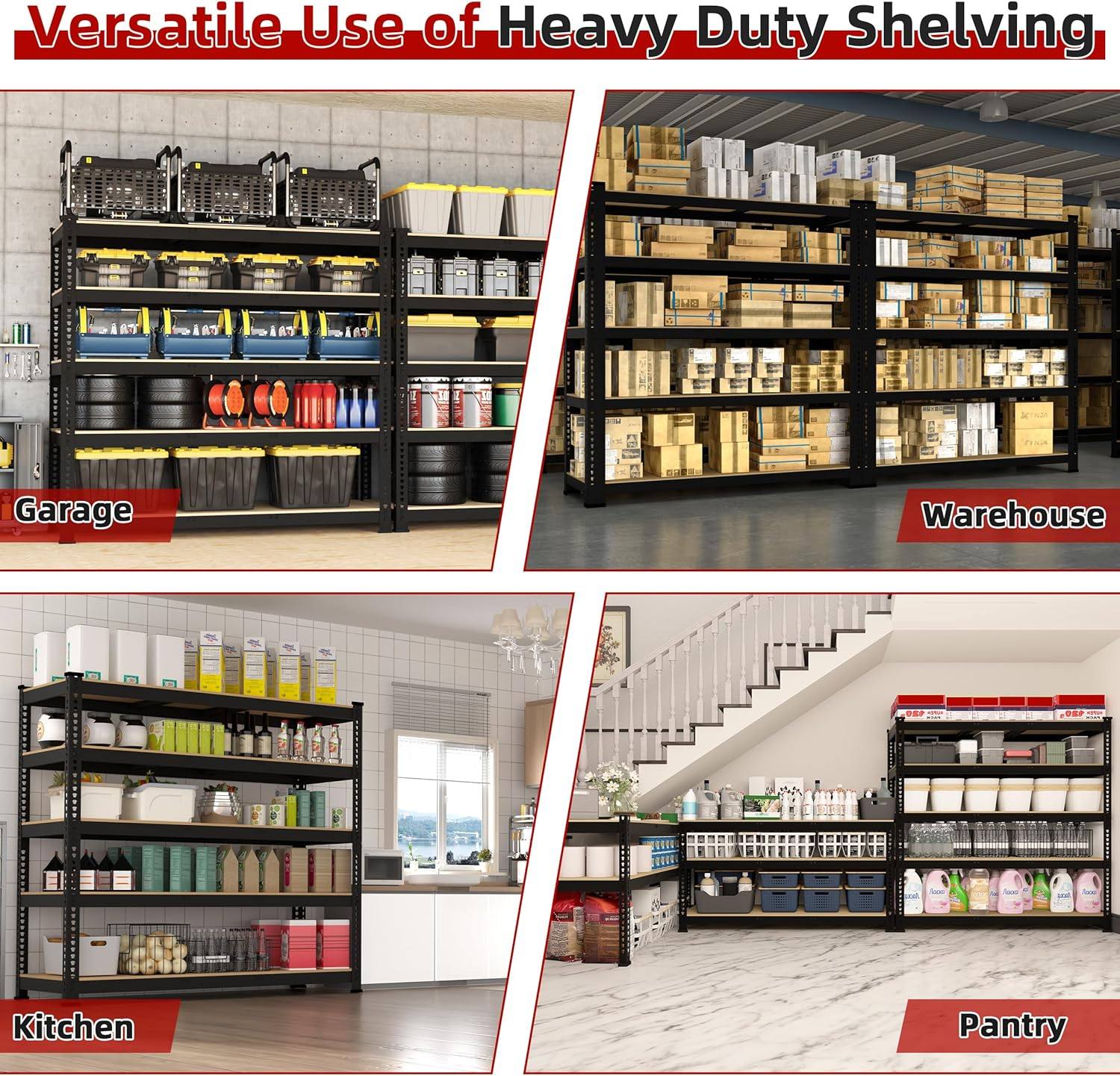 Cast Iron and Carbon Steel Metal Storage Rack - Heavy Duty, Muiti-Layer, Customized Load Capacity, Durable Construction