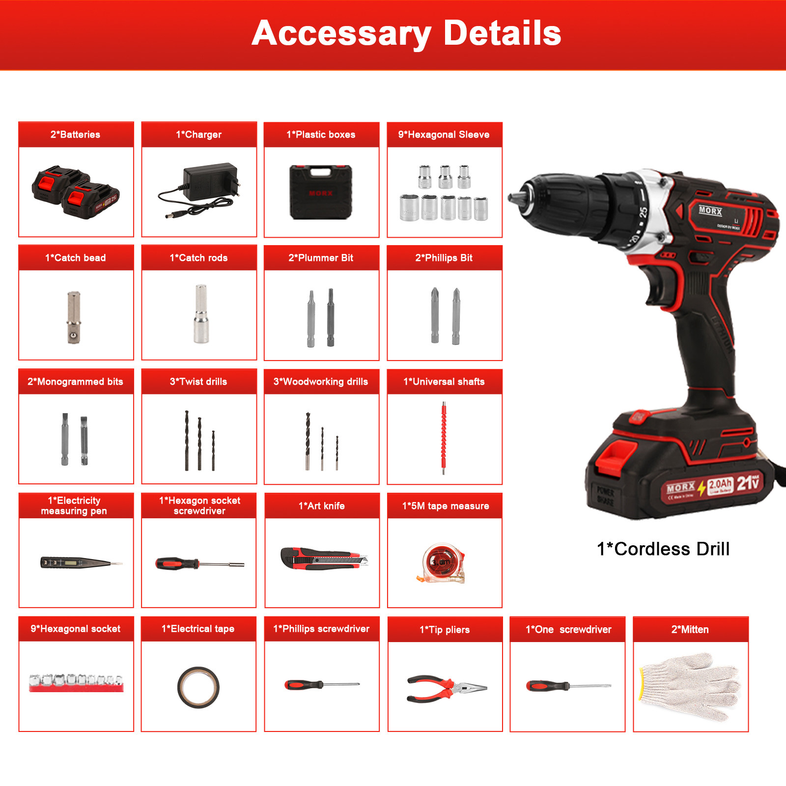 Lithium battery drill