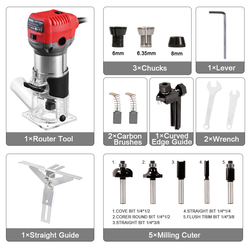 All-aluminum edge trimmer