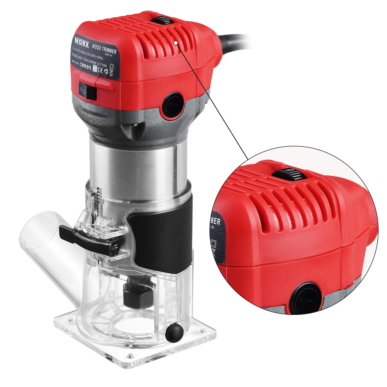 All-aluminum edge trimmer