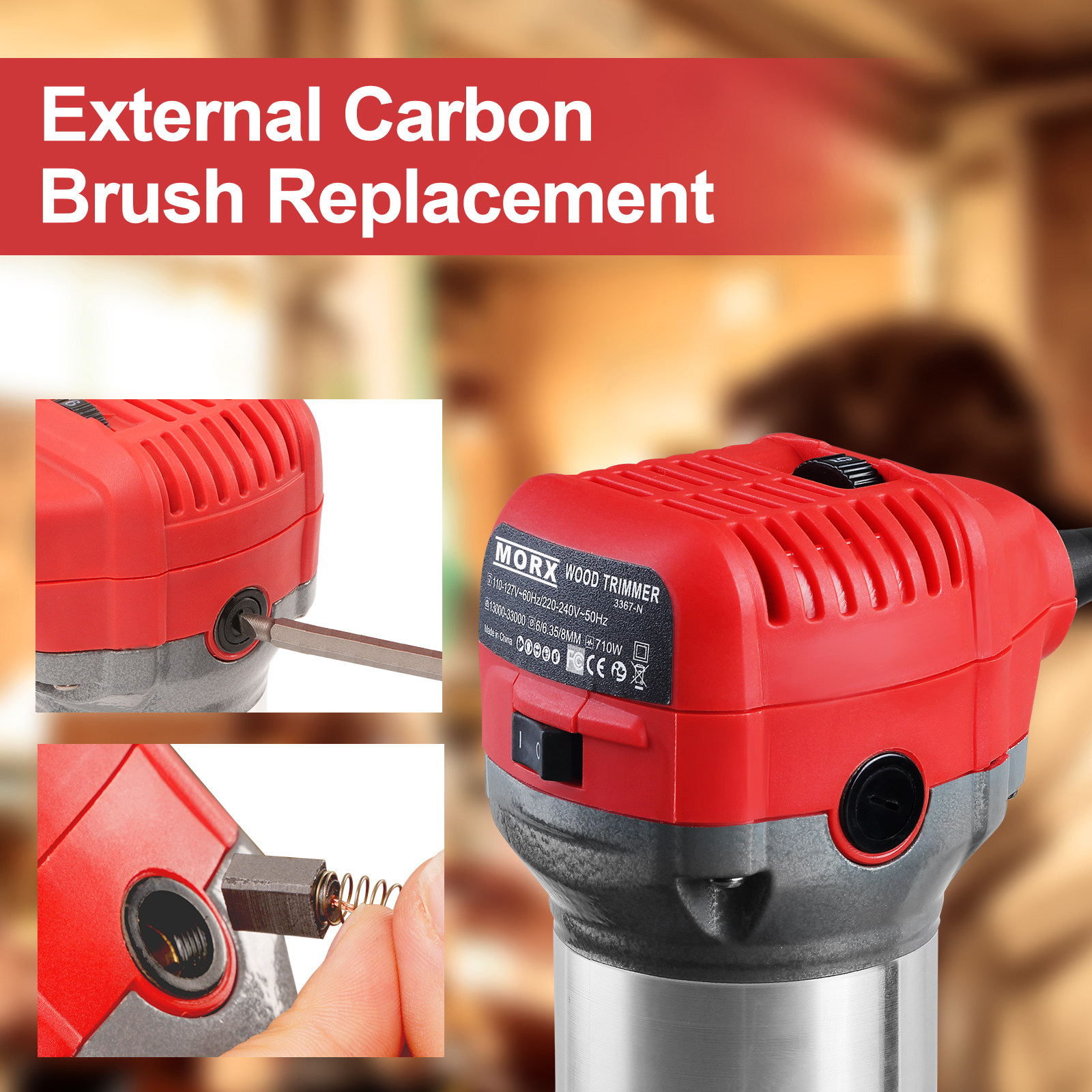 All-aluminum edge trimmer