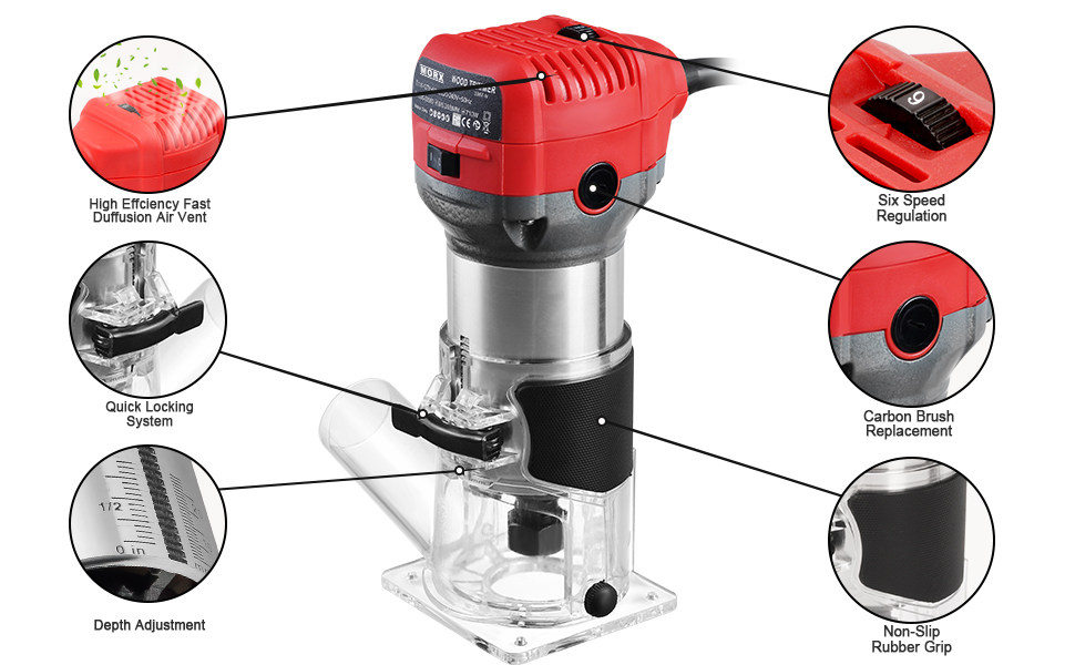 All-aluminum edge trimmer