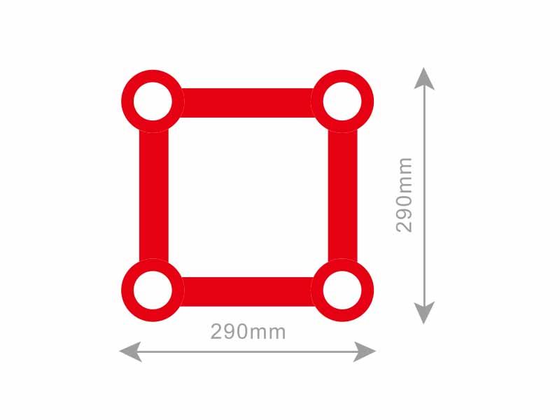 Square truss  base 290mm Connector HS-ST-L29L40-base