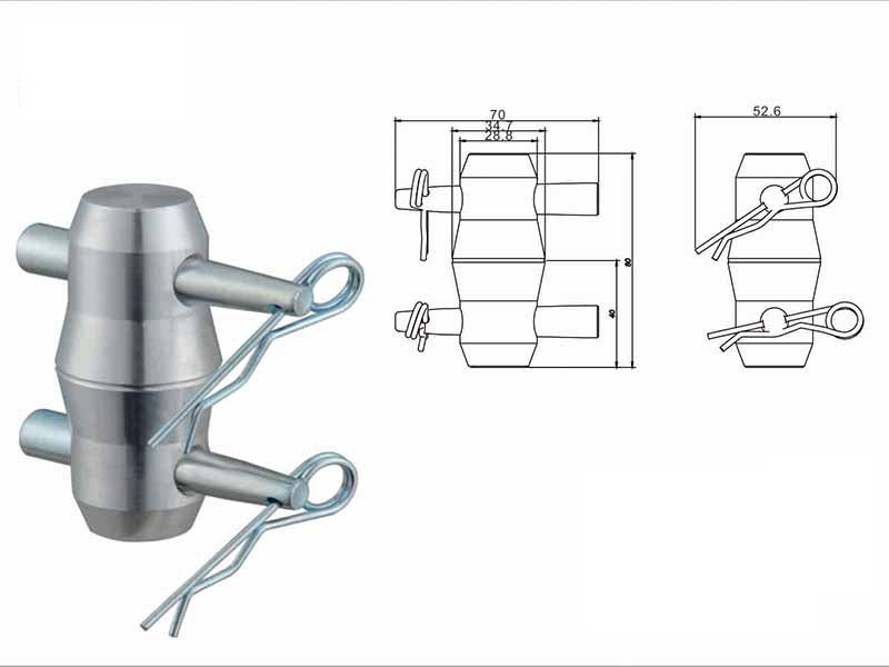 Square truss  base 290mm Connector HS-ST-L29L40-base