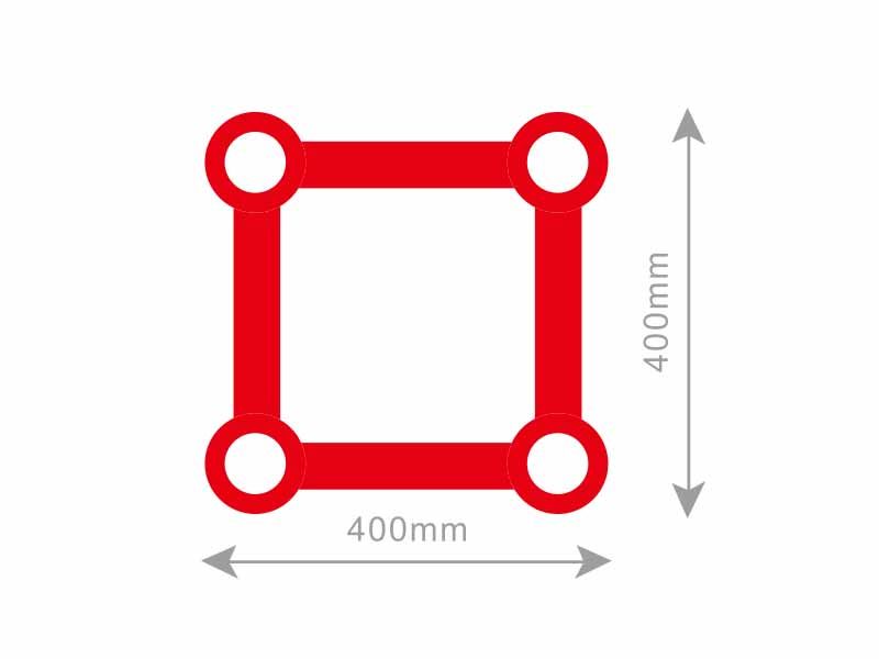 Square truss 400mm  base HS-ST-L40L40-S