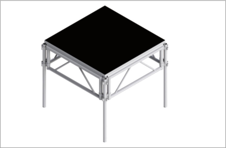 Stage aluminum HS-AS-122X122