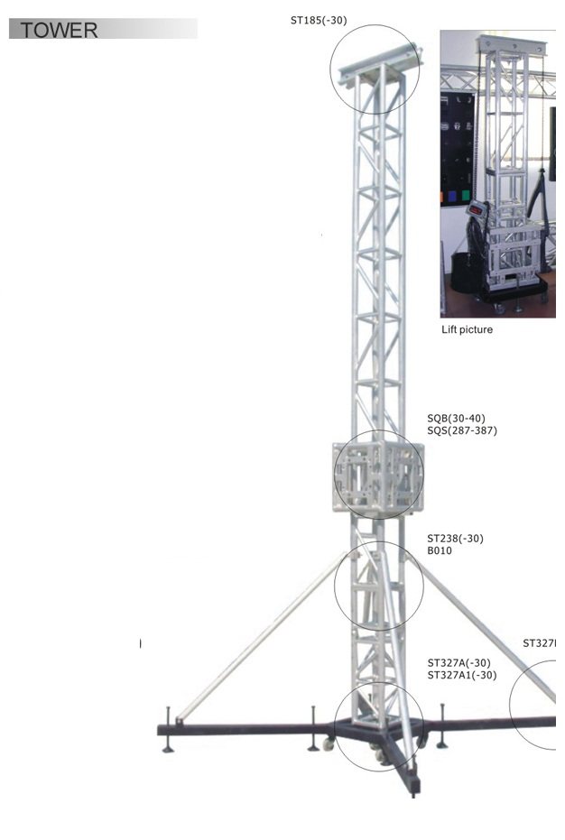 Square truss system HS-TTS-4