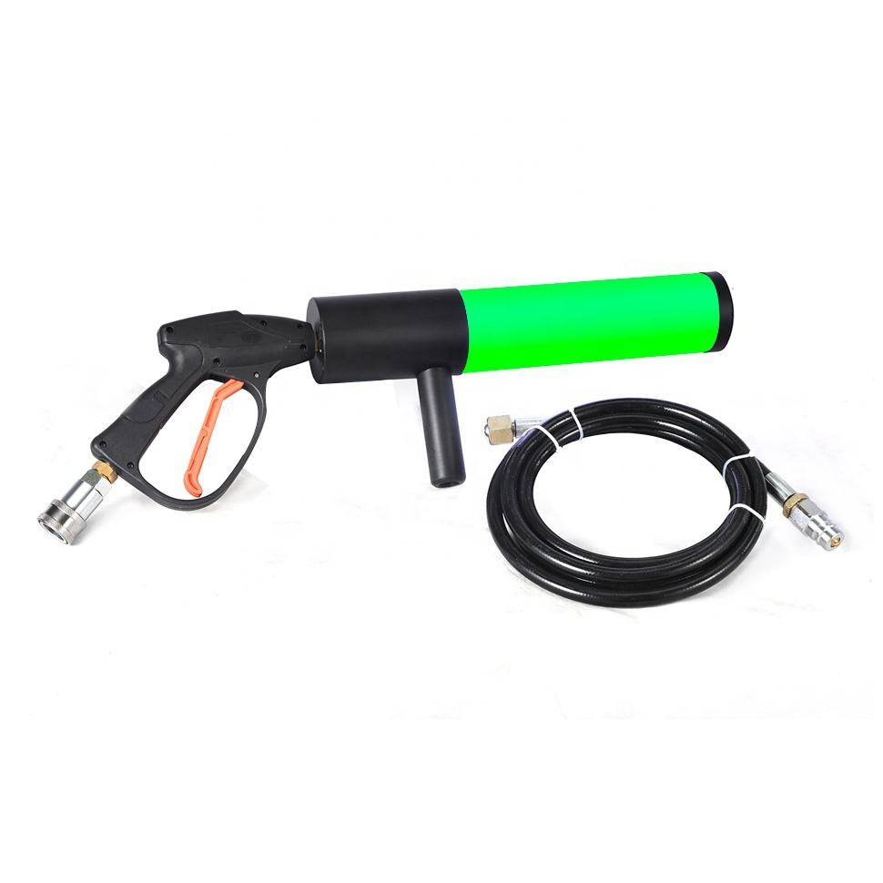 Hand hold dj co2 gun with leds effect  HS-LDCO2JG