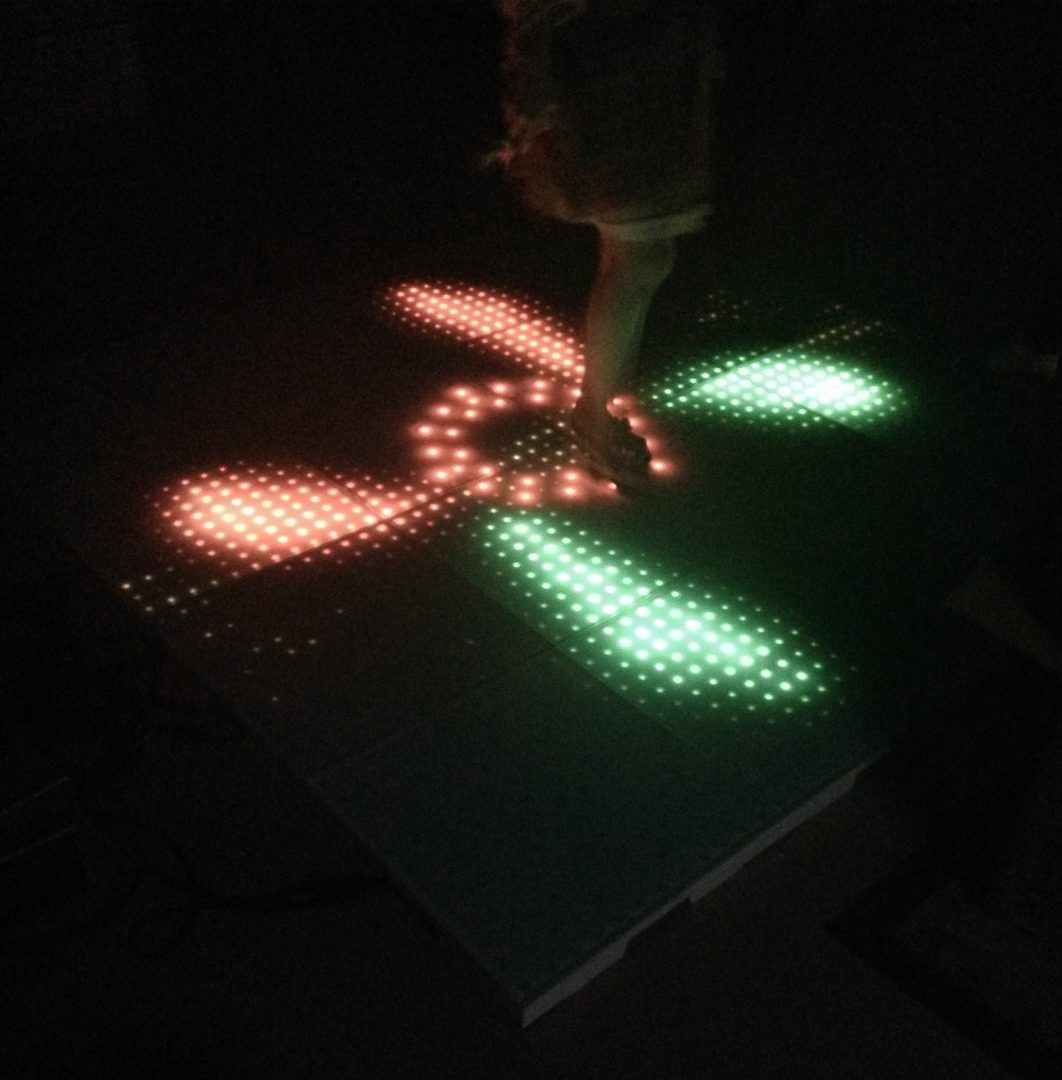 LED interactive dance floors HS-IDF64