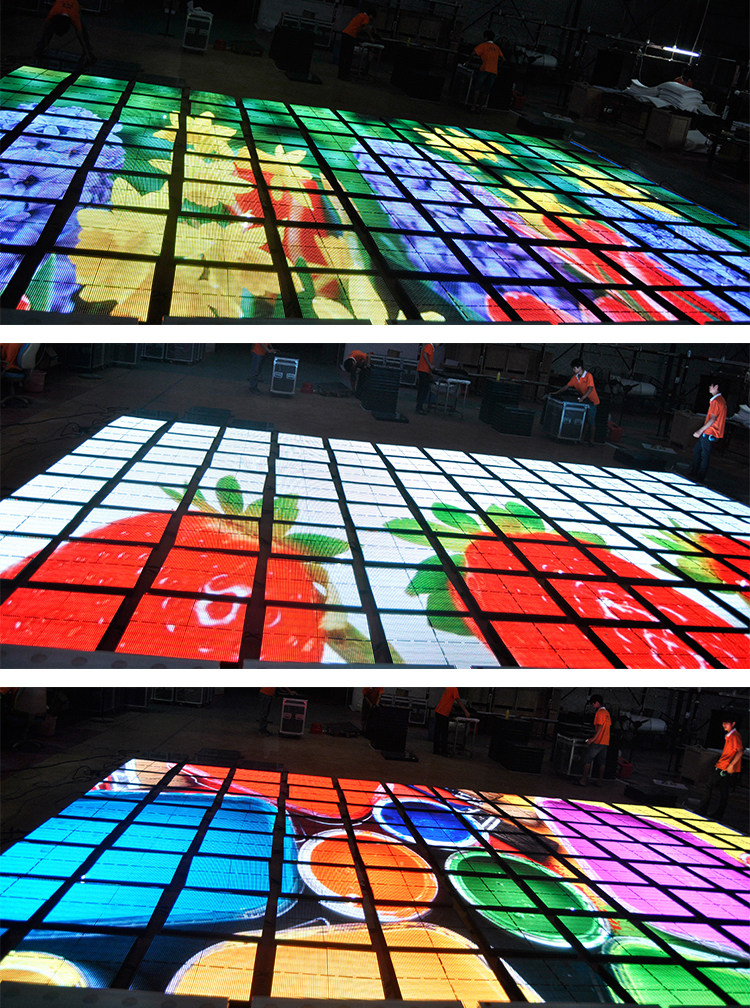 LED P10 video dance floors HS-VDF10