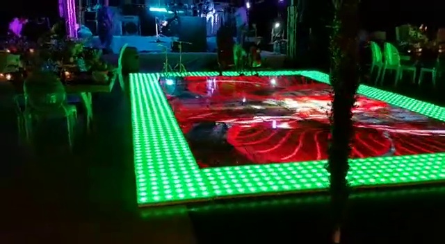 LED P10 video dance floors HS-VDF10