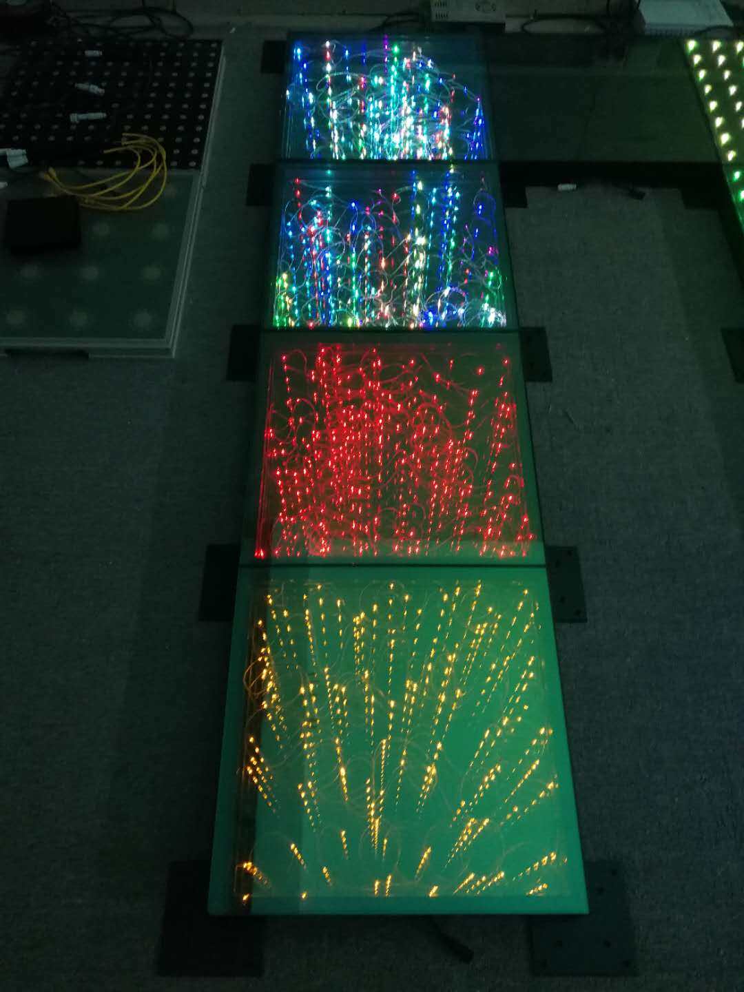 Full color led Starry dance floor (with interactive) HS-SDF03