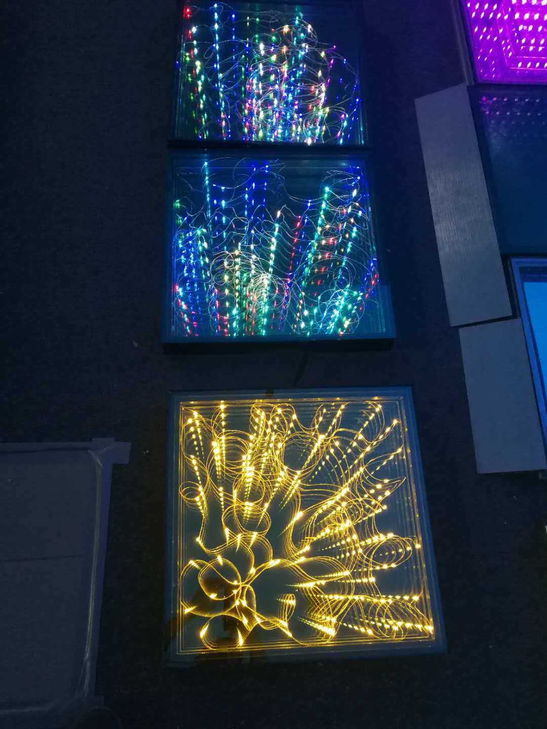 Full color led Starry dance floor (with interactive) HS-SDF03