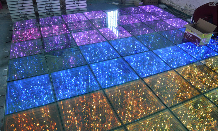 Full color led Starry dance floor (with interactive) HS-SDF03