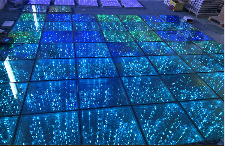 Full color led Starry dance floor (with interactive) HS-SDF03