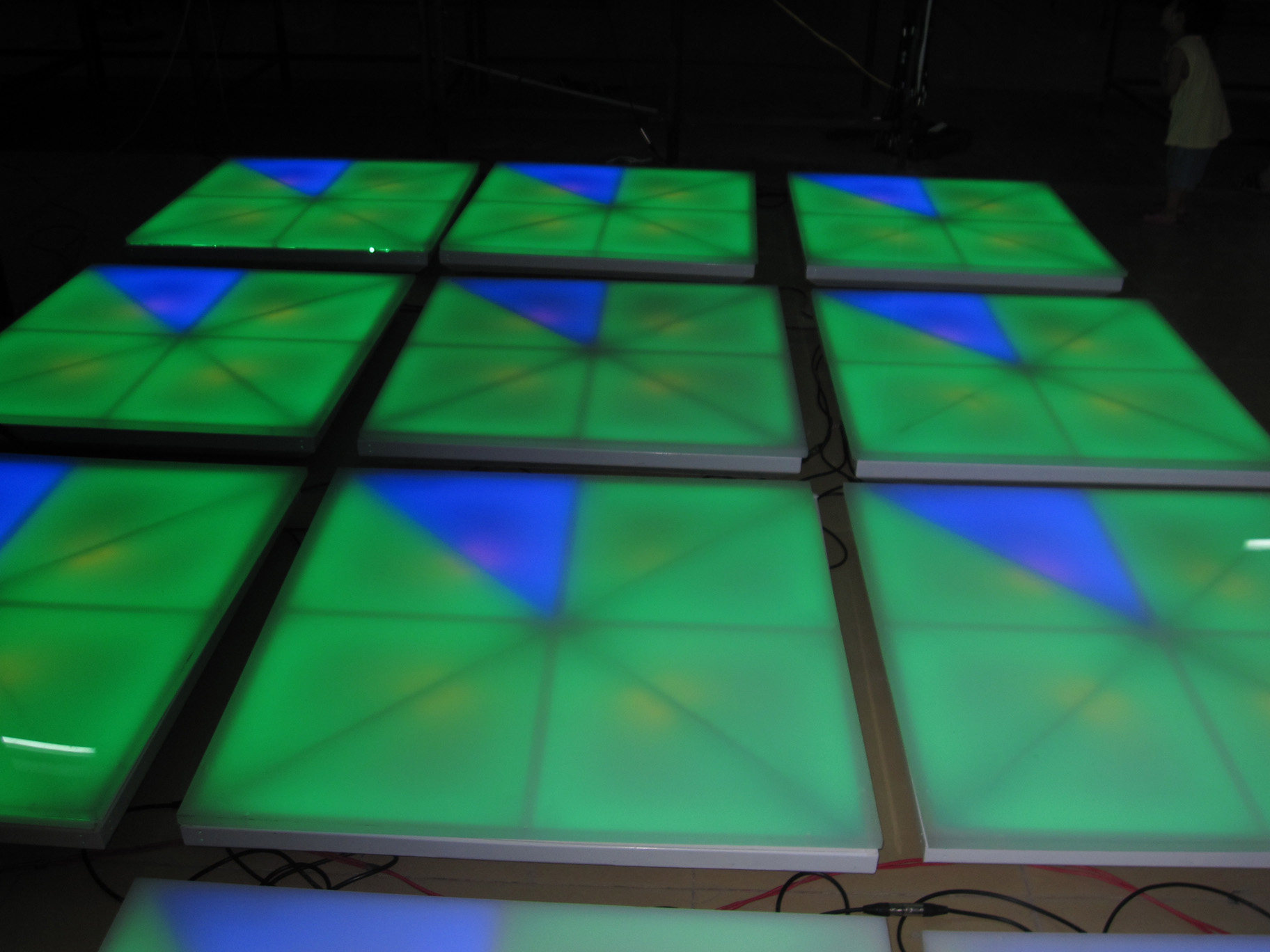 RGB led dance floor HS-LED1024