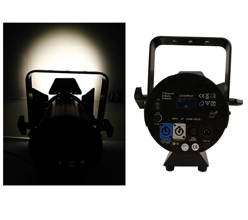 100W RGBW LED Fresnel Light With Manual Zoom