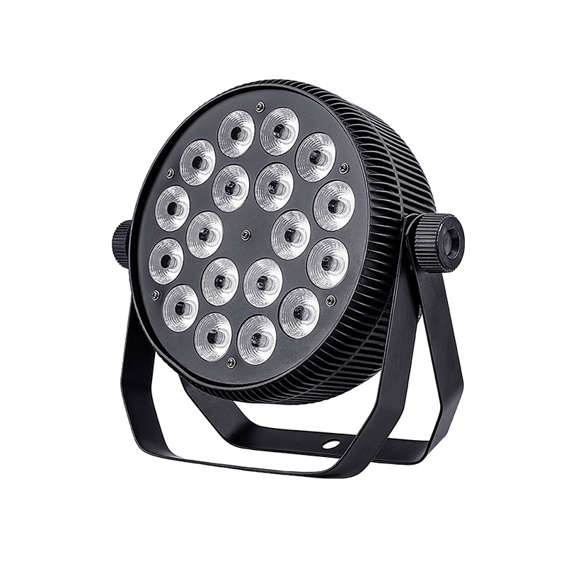 Flat Aluminium 18pcs*10W RGBW Led Par Light HS-P64-1810in