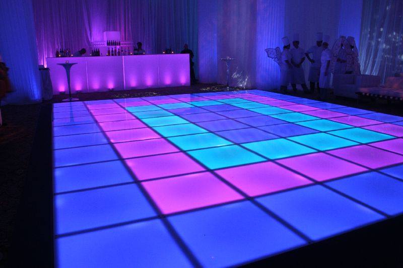 LED interactive square Dance floor for sale floor     HS-SDF001S