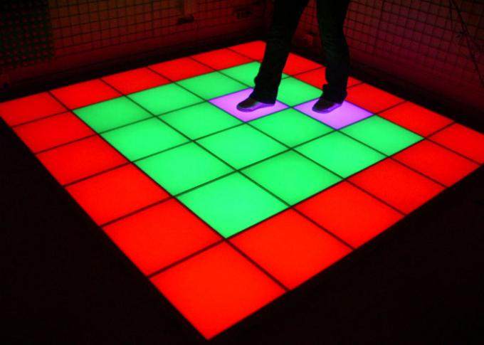 LED interactive square Dance floor for sale floor     HS-SDF001S