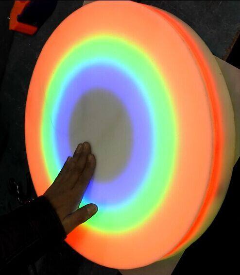 Circle LED  round portable dance floor IP65 for sale  HS-LCDF01