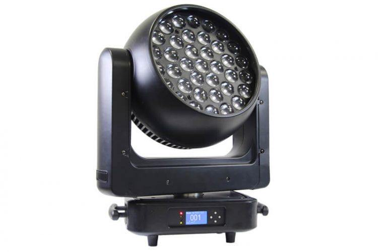 Aura 37pcs 25W 4in1 LED Zoom Moving Head Beam Wash Light  HS-LMW3725