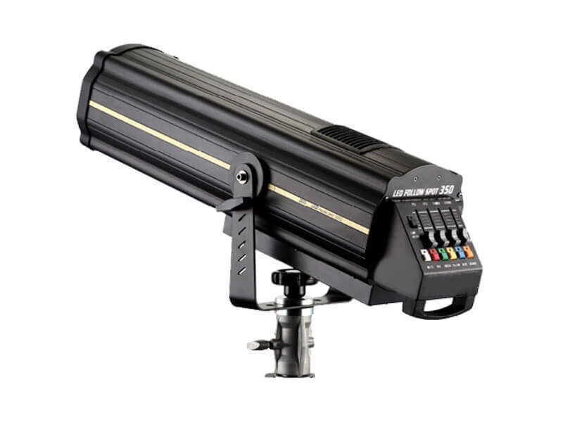 Manual Control Long Lens 350W LED Follow Spot Light  HS-FSL350L