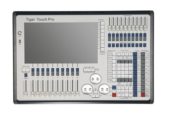 Touch Tiger DMX console