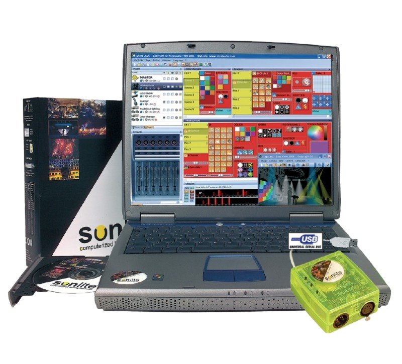 Sunlite Suite 2 Software USB to DMX Controller Sunlite Suite 2 FC+