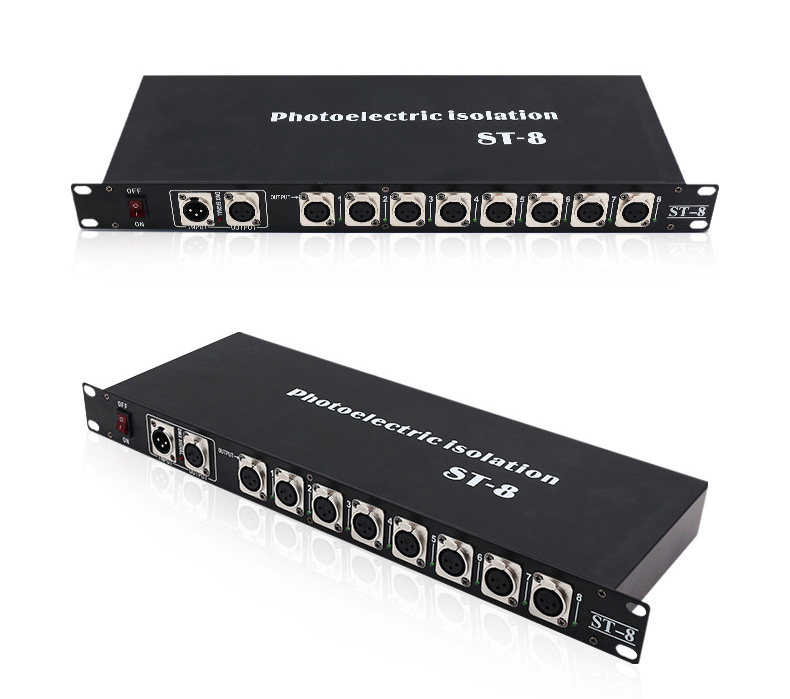 8 way splitters 4096 dmx channels network amplifier HS-Camplifier8