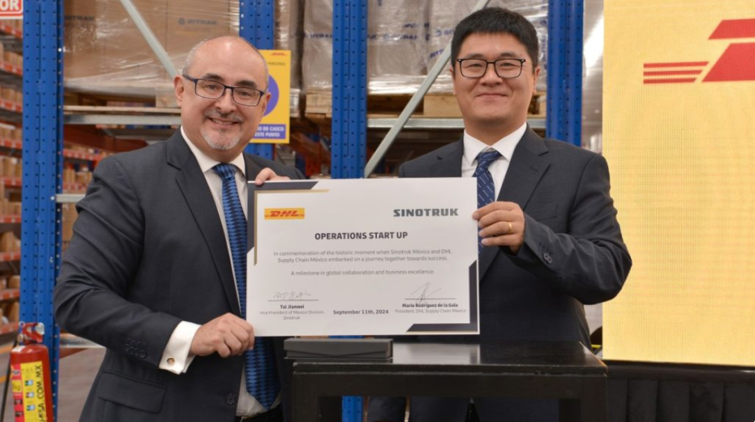 Sinotruk Mexico signs agreement with DHL Supply Chain to store and distribute spare parts