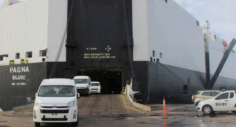 Cae 31% la transportación de vehículos en puertos durante enero