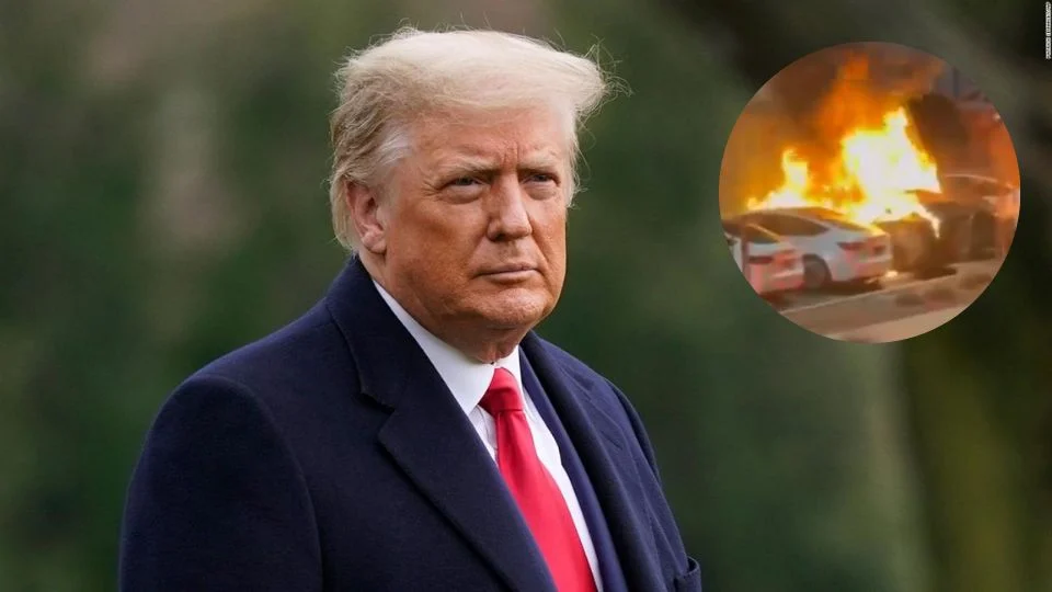 Trump calls Tesla attacks 'domestic terrorism'