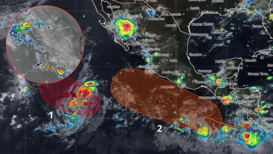 From the Pacific, Cyclone Henriette emerges. How will the tropical depression affect Mexico?