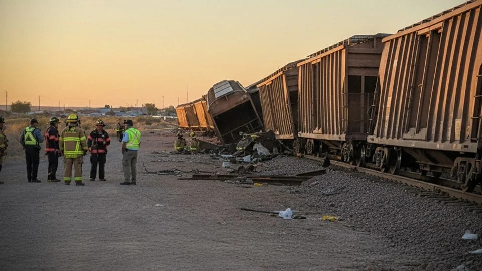 Mining train derails in Sonora and unleashes mobilization of emergency services