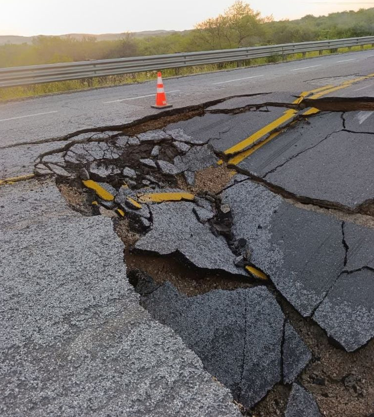 Sheinbaum urged repair of roads in Tamaulipas