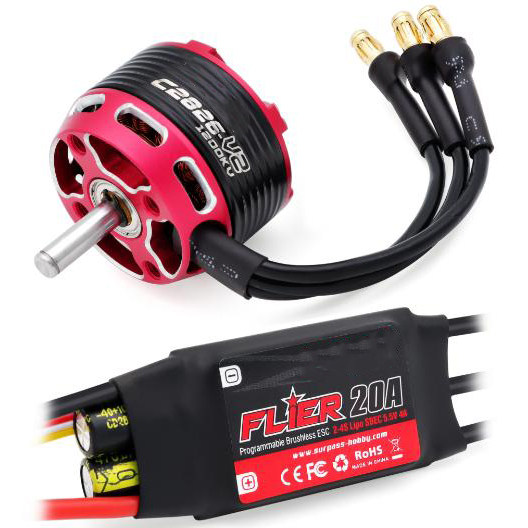 SX-2826+20A Brushless Motor+ESC