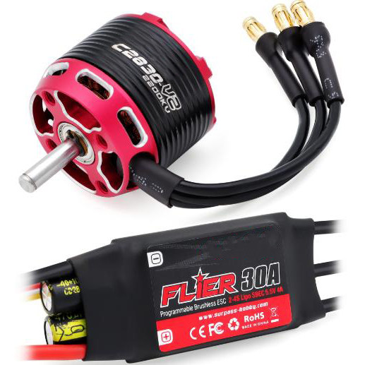 SX-2830+30A Brushless Motor+ESC