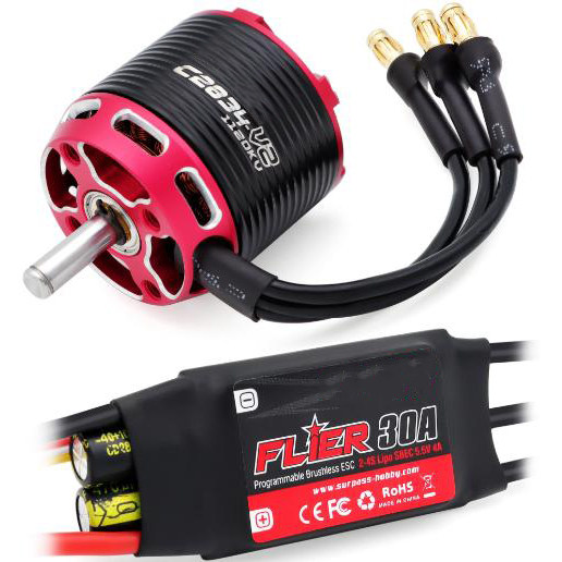 SX-2834+30A Brushless Motor+ESC