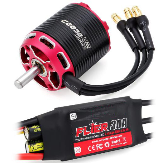 SX-2838+30A Brushless Motor+ESC