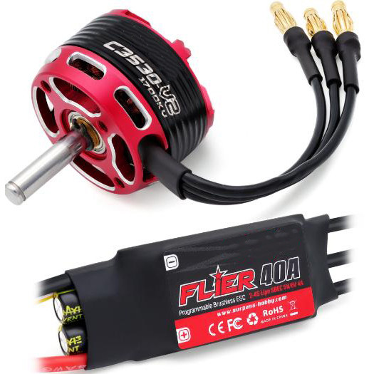 SX-3530+40A Brushless Motor+ESC