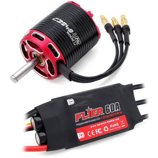 SX-3548+60A Brushless Motor+ESC